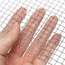 Stainless Steel Woven Wire Mesh Filter Grading 30cm Sheet Silk to Heavy Gauze