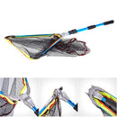 LEO 50x50x60cm Aluminum Alloy Folding Fly Triangle Brail Fishing Net Telescopic Portable Fish Trap