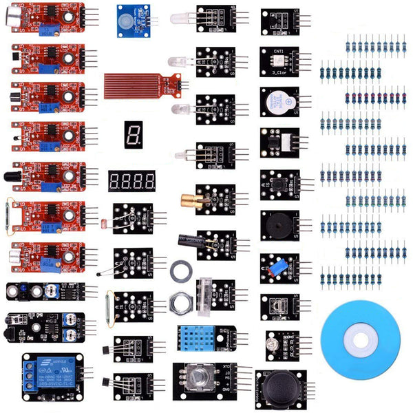 Compatible For Raspberry Pi Sensor kit 37 in 1 Robot Projects Starter Kits with Tutorials Compatible for RPi 3 2 Model B B+ K5 Geekcreit for Arduino - products that work with official Arduino boards