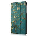 Printing Tri-Fold Tablet Case for Samsung Tab A 8.0 2019 - Apricot Blossom