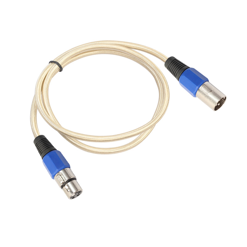 REXLIS BK2013G 1/ 1.8/ 3M XLR Canon Male to Female Microphone Audio Cable