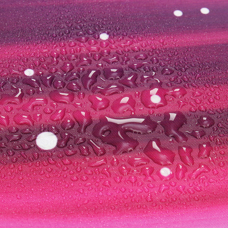 79''x71'' Rainbow Colorful Pattern Waterproof Polyester Shower Curtains with 12 Hooks