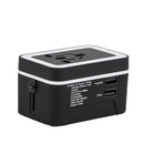 Bakeey 2.4A Worldwide Travel Multifunction Dual USB Charger Global International Universal Socket Converter Adapter for Phone Tablet Camera for Samsung Xiaomi Huawei