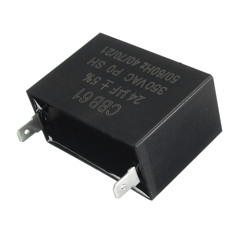 Brushless Gas & Diesel Generator Capacitor AVR CBB61 350V 24uF 50/60Hz E212600