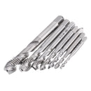 Drillpro M3-M12 HSS Spiral Screw Thread Tap Machine Thread Tap for Alumunium and Alumunium Alloy