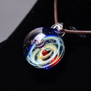 Cosmic Glass Starry Sky Glass Pendant  Men And Women
