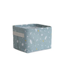 Home cotton linen storage basket Desktop Organizer dressing table cosmetic storage box Desk stationery storage basket