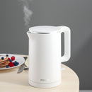 KONKA KEK-KM18 1.7L / 1500W Double Anti Hot Electric Kettle 304 Stainless Steel 6min Fast Boiling
