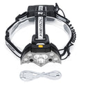 Elfeland Headlamp 18650 Battery USB Fishing Flashlight Camping Hunting Cycling Bike Bicycle