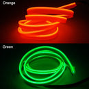 DC12V 5M Flexible Neon EL Wire LED Strip Light Car Interior DecorationLamp + Driver