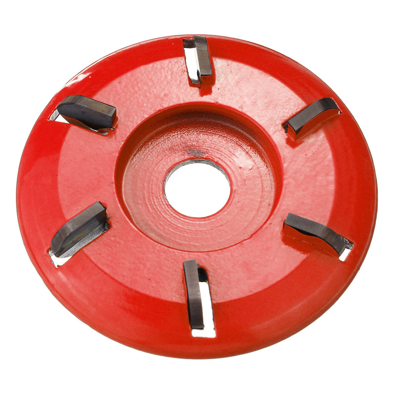 Woodworking Wood Carving Disc Tool Six-Tooth Blade For 16mm Aperture Angle Grinder