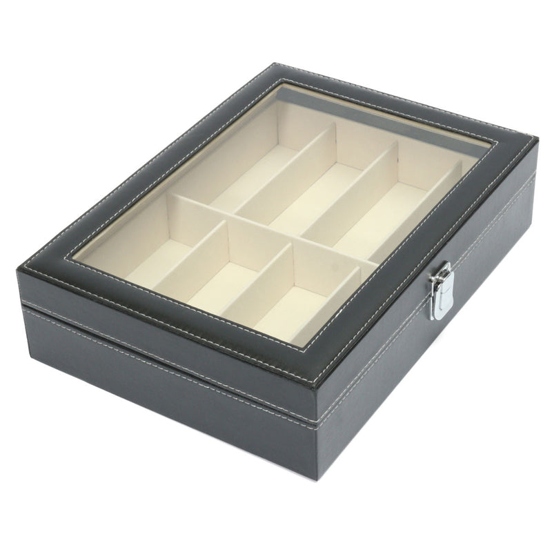 8 Grid Eye Glasses Case Eyewear Sunglasses Display Box Storage Holder Organizer