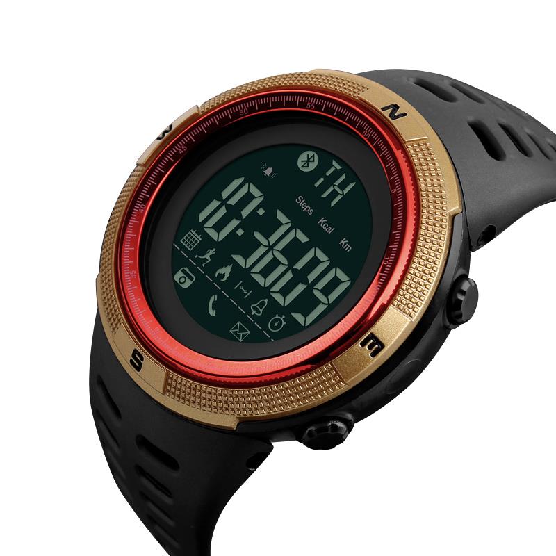 SKMEI 1250 bluetooth Smart Watch Call Message Notification Pedometer 50M Waterproof Sports Watch