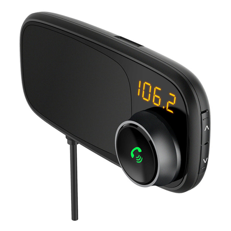 Bakeey QC 3.0 LED Display Fast Charging Car Charger bluetooth FM Transmitter Magnetic Phone Holder MP3 Music Player For iPhone XS 11Pro Huawei P30 Pro Mate 30 5G