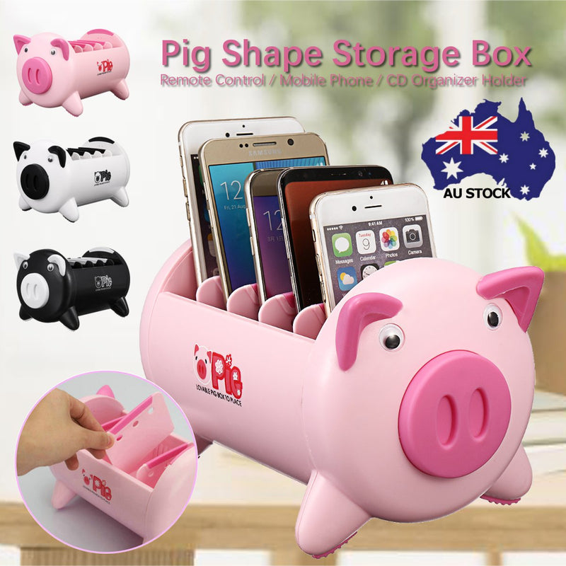 Storage Box Phone Holder CD Organizer Remote Control Holder