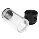 G1/4 50mm x 140mm Acrylic Cylinder Reservoir Water Cooling Tank For PC Liquid Cooling