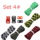 Zanlure S4 DIY Braided Rope Hand Weaving Bracelet Kits DIY Paracord Lanyard With 4 Buckle For EDC Collections