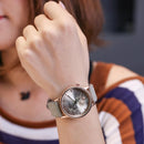Deffrun Casual Style Women Wrist Watch Leather Watch Band Quartz Watch