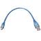 10pcs 30CM Blue Male USB 2.0A To Mini Male USB B Cable For