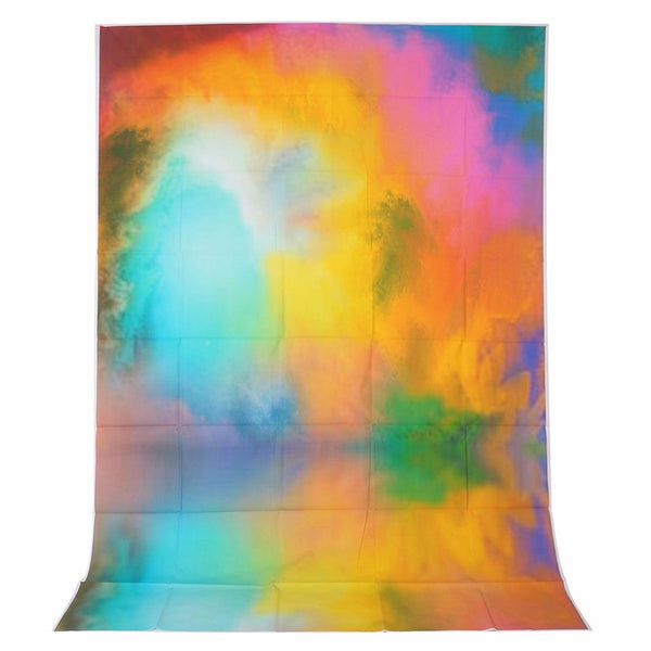 1.5x2.1M 5x7FT Halo Color Colorful Vinyl Studio Photography Backdrop Props Background