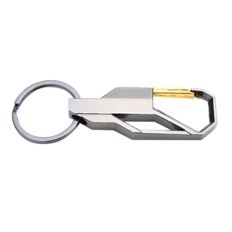 Buckle Carabiner Keychain Car Motorcycle Key Ring Clip Hook Metal Outdoor