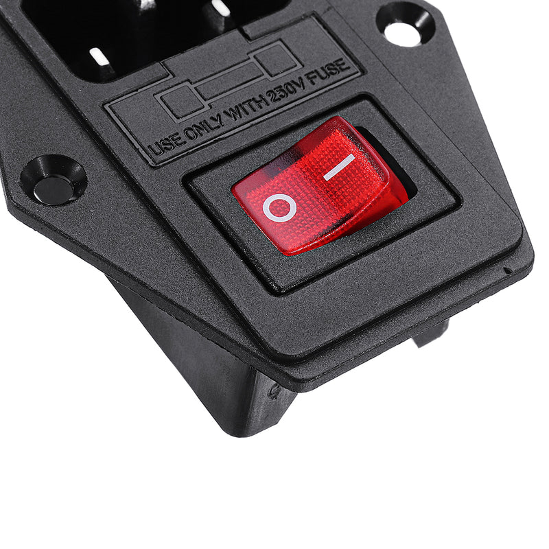 Creality 3D 220V/110V 15A Short Circuit Protection Safety Power Switch Socket Module For 3D Printer