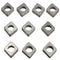 10pcs Carbide Insert Shim Seats Shim Plate for CNMG/CNMM/120408/04/12