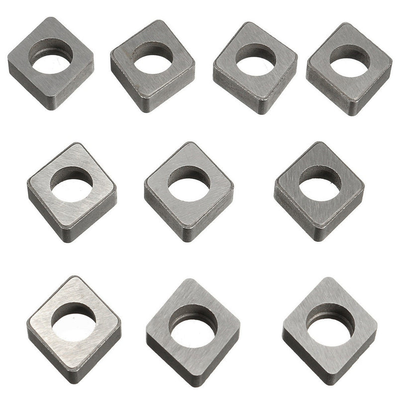 10pcs Carbide Insert Shim Seats Shim Plate for CNMG/CNMM/120408/04/12