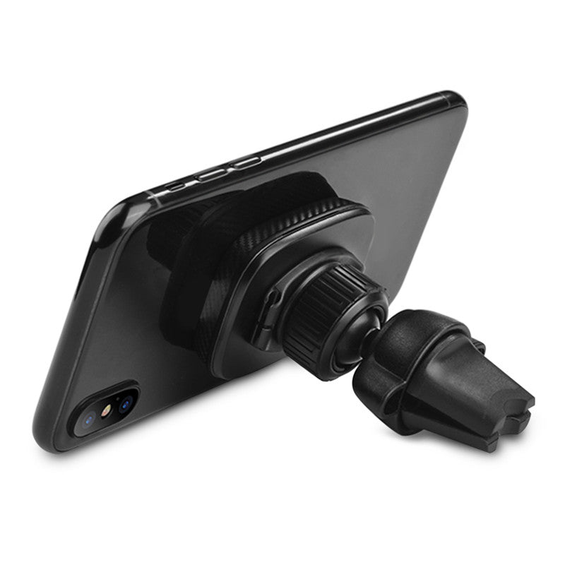 HOCO CA23 Magnetic 360 Degree Rotation PU Leather Car Mount Air Vent Phone Holder Stand for Xiaomi
