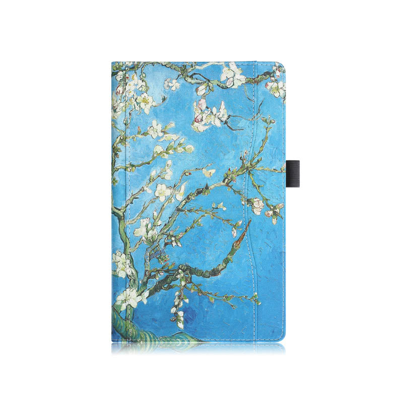 Folio Stand Tablet Case Cover for Samsung Galaxy Tab A 10.1 2019 T510 T515 - Apricot Blossom