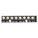 3Pcs Straight Board 8x 5050 RGBW Cool White LED 6000K Display With Integrated Drivers Module