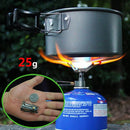 BRS High Altitude Mini Gas Cooking Stove 2700W Titanium Alloy Burner Ultralight 25g Furnace BRS-3000T