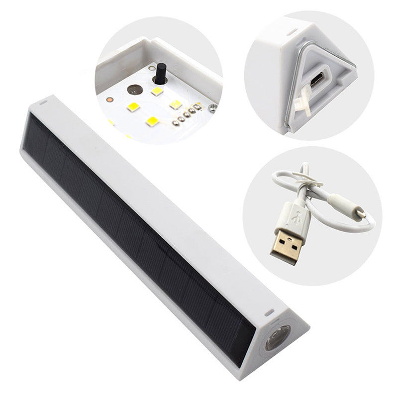 Solar Power 30 LED USB Rechargeable Waterproof Magnet Camping Light 4 Modes Portable Emergency Light