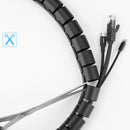 Ugreen 15mm Cutable Cable Holder Organizer Diameter Flexible Spiral Tube Cable Organizer Wire Management Cord Protector Cable Winder