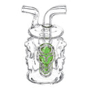 New Glass H ookah Pipes Craft Mini Four-sided Four Skulls Small H ookah Glass Skull