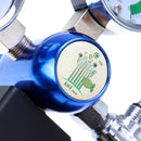 220V G5/8 Aquarium Co2 Regulators Check Valve Bubble Counter Solenoid+1.4m Cable