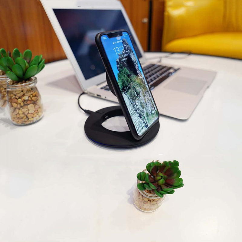 Boway Z1 10W 7.5W Intelligent Recognition Folding Self-Lined Flash Fast Charging Wireless Charger For iPhone 11 Pro XS Huawei P30
