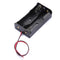 5pcs Plastic Battery Storage Case Box Battery Holder For 2x18650 With Leads