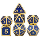 7 Pcs/Set Alloy Metal Dice Set Playing Game Poker Card Dungeons Dragons Party Board Game Toy