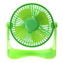 Rechargeable 7 inch Cooling Fan 5V Aluminum Leaf USB Fan Plastic Handy Small Desk Desktop Mini Fan