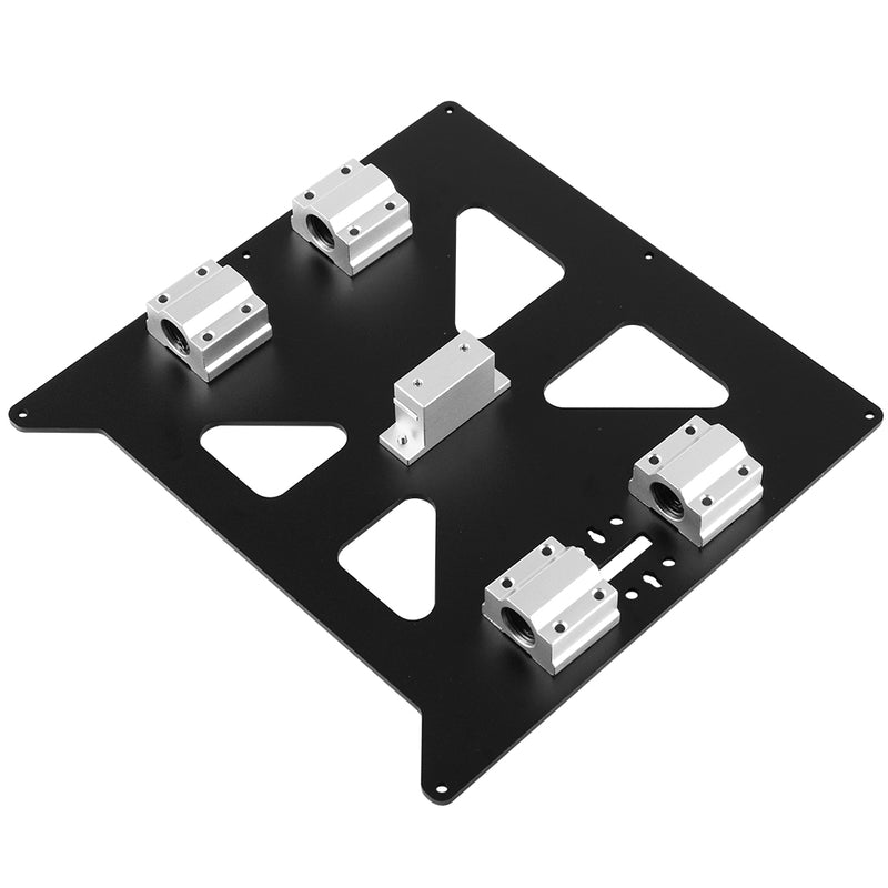 Y Carriage V2 Hot Bed Support Plate with Aluminum SC8UU P8 Slider for Prusa i3 3D Printer