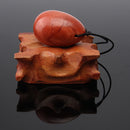 3Pcs Drilled Natural Smokey Quartz Crystal Yoni Egg With Storage Pouch Cords Manual Massager