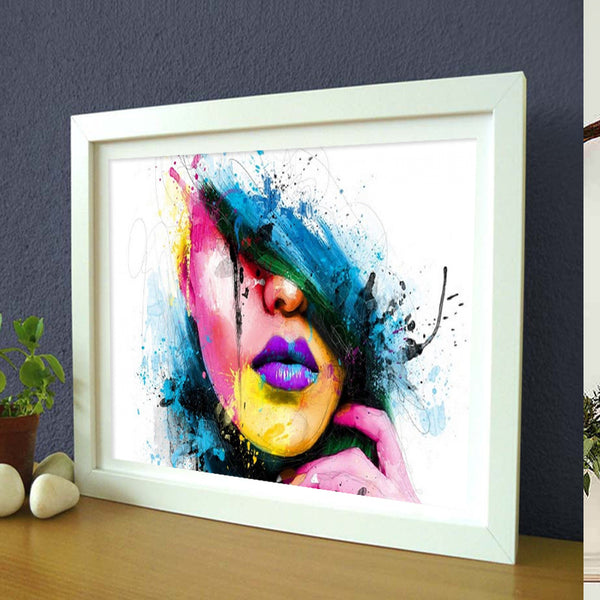 Miico Hand Painted Oil Paintings People Modern Stretched On Canvas Wall Art For Home Decoration 30x40cm