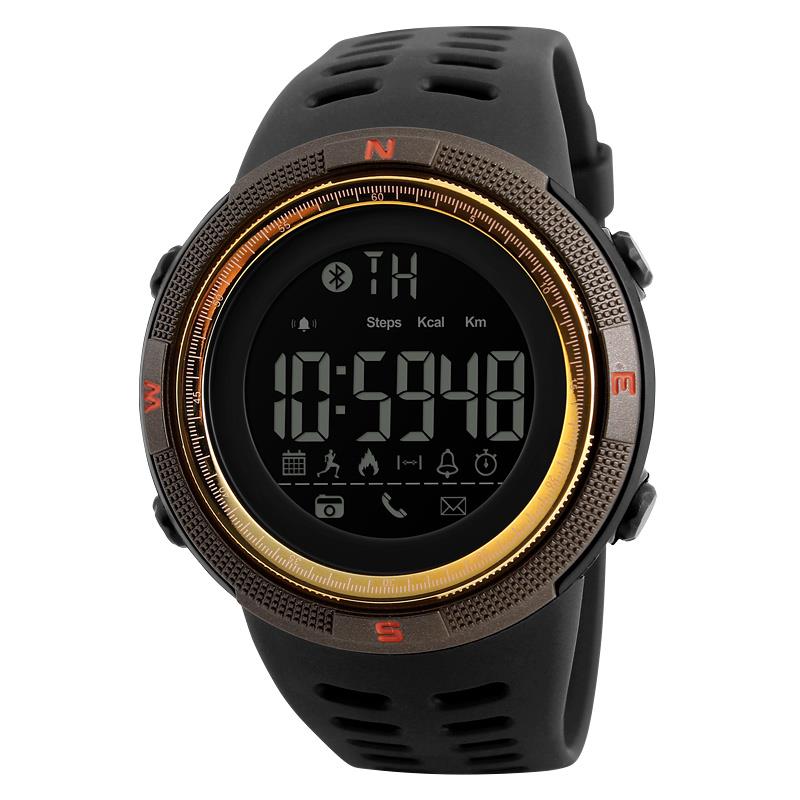 SKMEI 1250 bluetooth Smart Watch Call Message Notification Pedometer 50M Waterproof Sports Watch