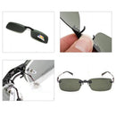 Polarized Clip On Sun Glassess Night Vision Clip Driver Glasses Lens