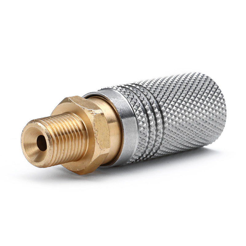 Stainless Steel Extended PCP Air Charging Quick Release Adapter Socket 1/8 BSP