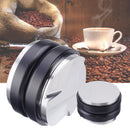Double Head Adjustable Coffee Tamper Grinder Stainless Steel Flat Base Three Angled Slop