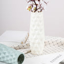 Nordic Style Flower Vase Origami Plastic Mini Bottle Imitation Ceramic Pot Decorations