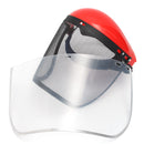 Clear Mesh Full Visor Flip Up Face Shield Screen Safety Mask Eye Protector Helmet Red