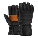Leather Rechargeable Battery Electric Heated Gloves Hands Winter Warmer Outdoor Motorcycle